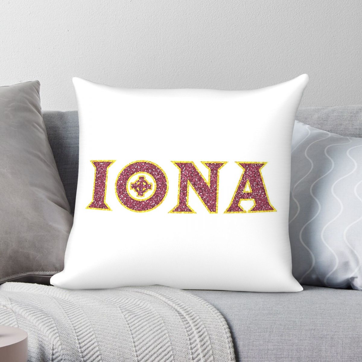 Home Decor New York - Iona College New York Square Pillowcase