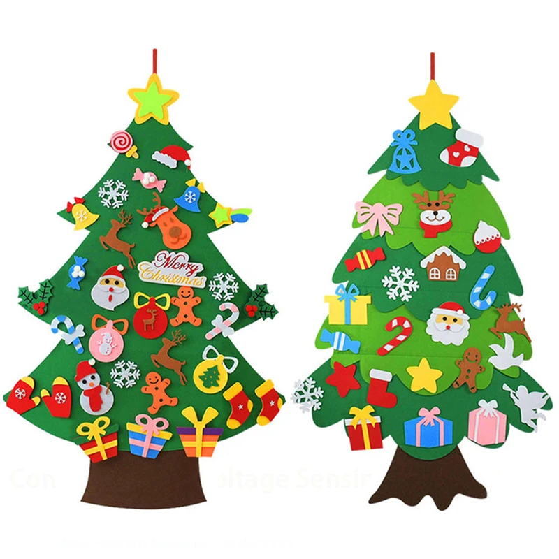 Home Decor Xmas Gifts - Kids DIY Felt Christmas Tree Christmas