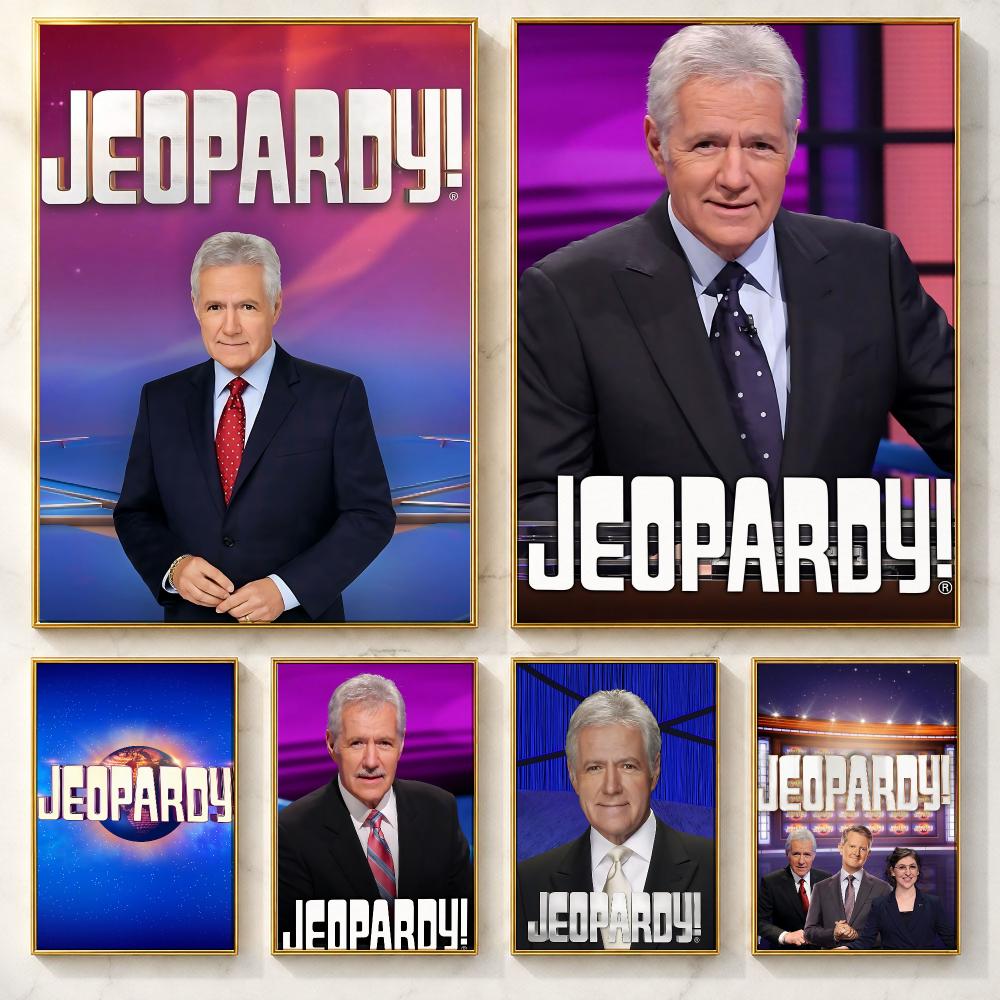 Home Decor Quiz - Classic Quiz Game Jeopardy Poster Self-adhesive