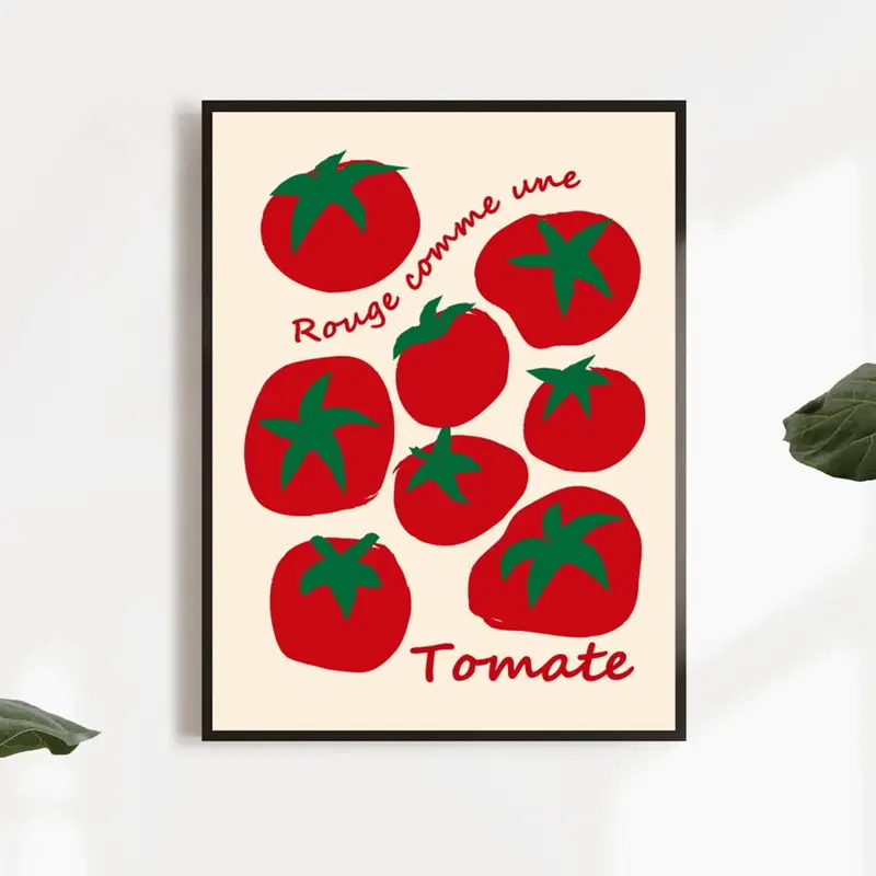 Modern Colorful Red Tomatoes W - Home Decor Nz review and price