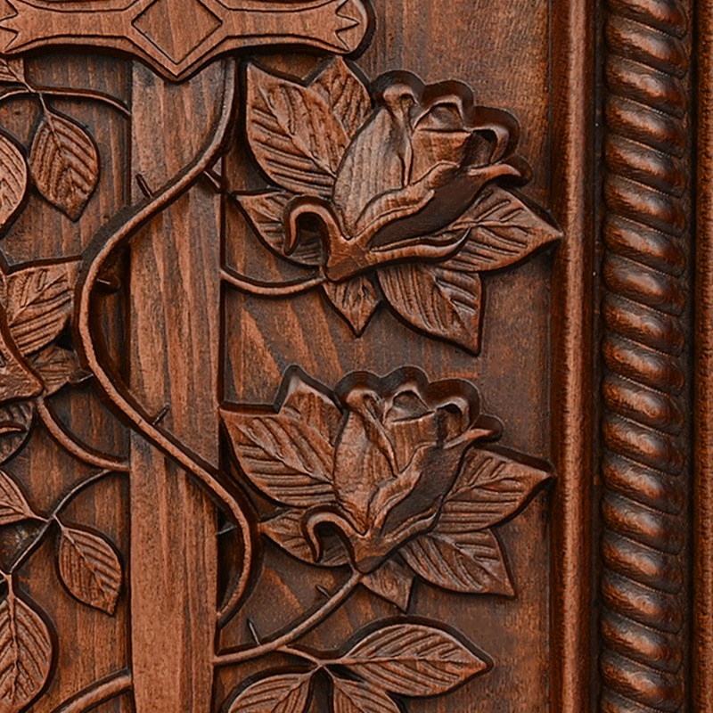 Vintage Solid Wood Carved Rose - Home Decor Frames review and price