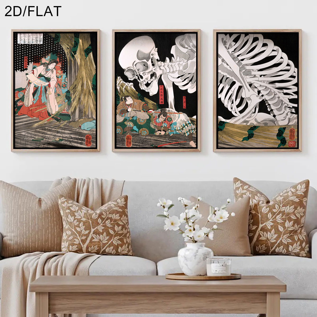 3pcs Retro Japanese Takiyasha  - Home Decor Trends review and price