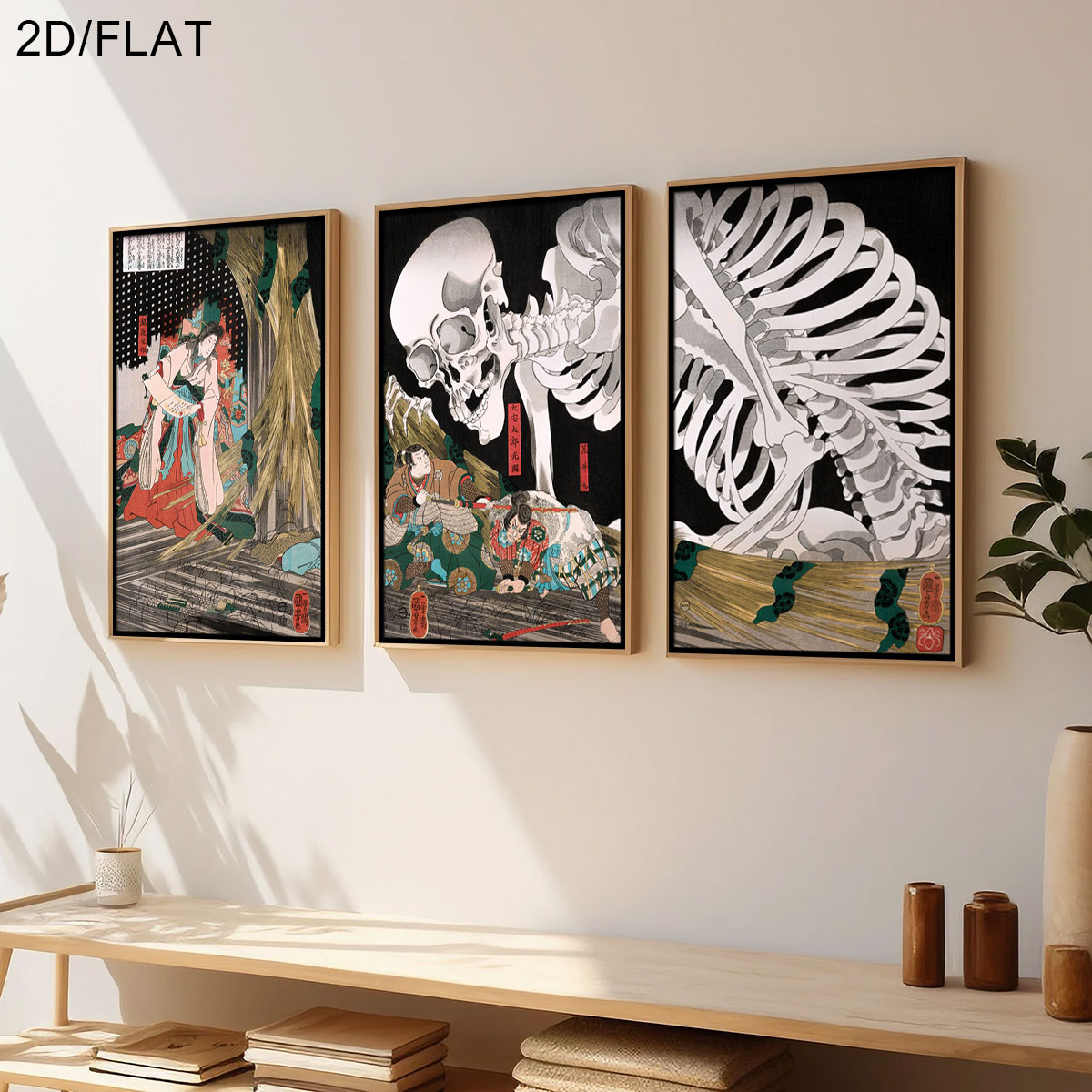 3pcs Retro Japanese Takiyasha  - Home Decor Trends review and price