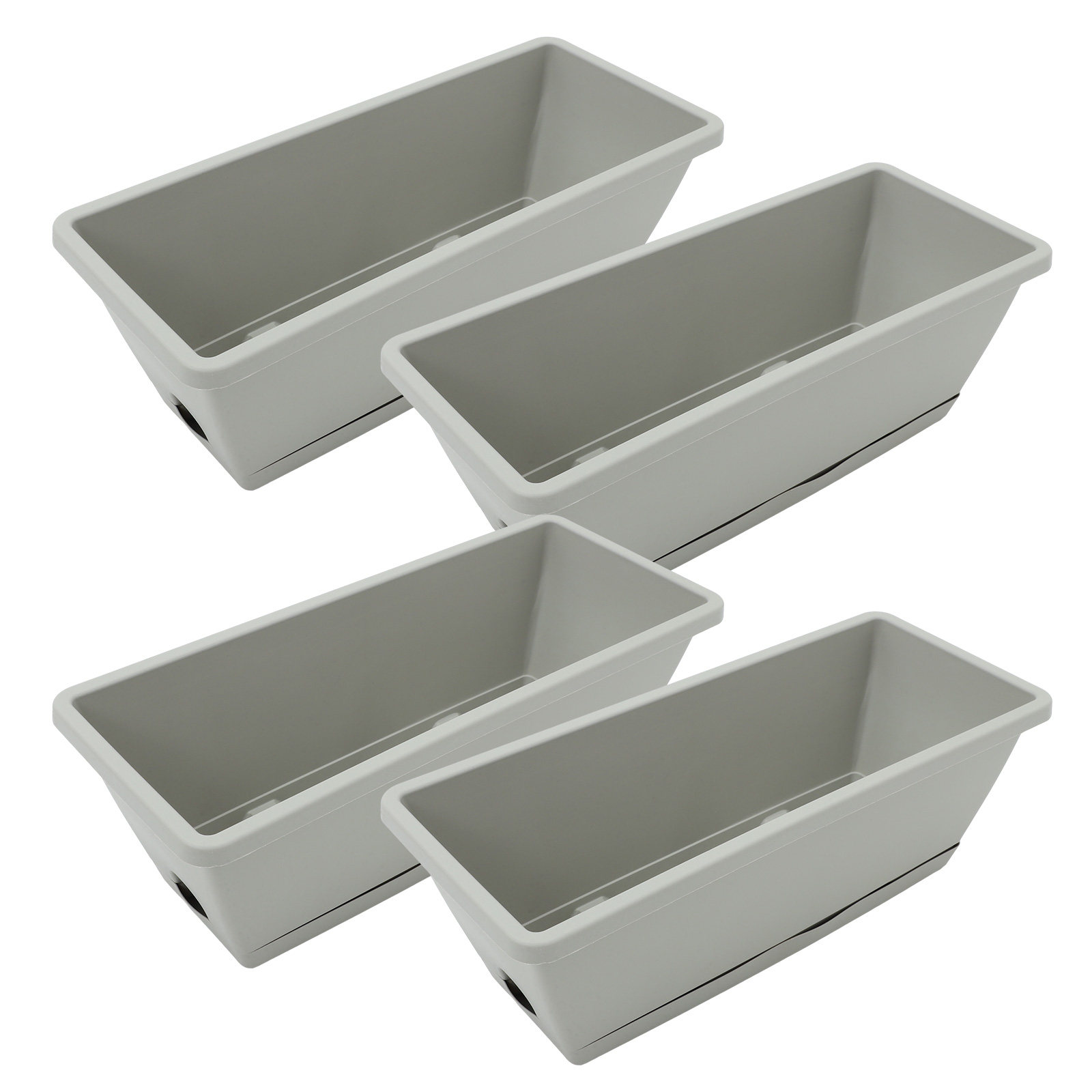 4Sets Windowsill Planter Box V - Succulent Planter Pot review and price