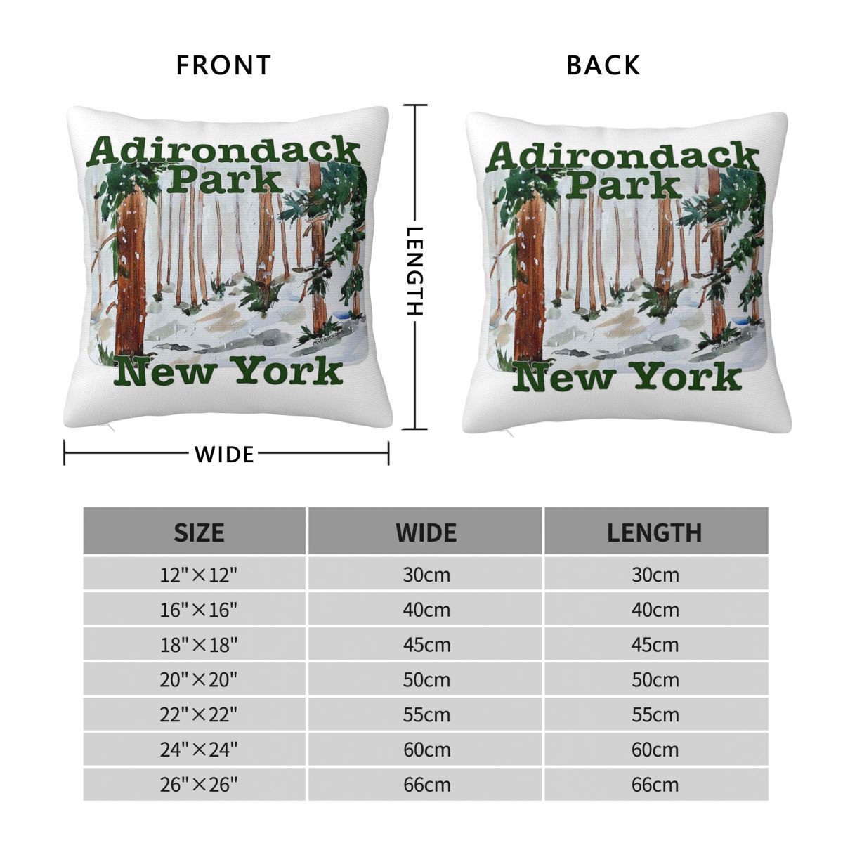 Adirondack Park New York Pillo - Home Decor New York review and price