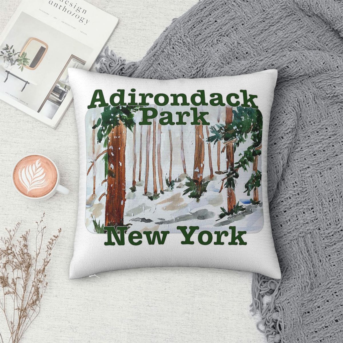 Adirondack Park New York Pillo - Home Decor New York review and price