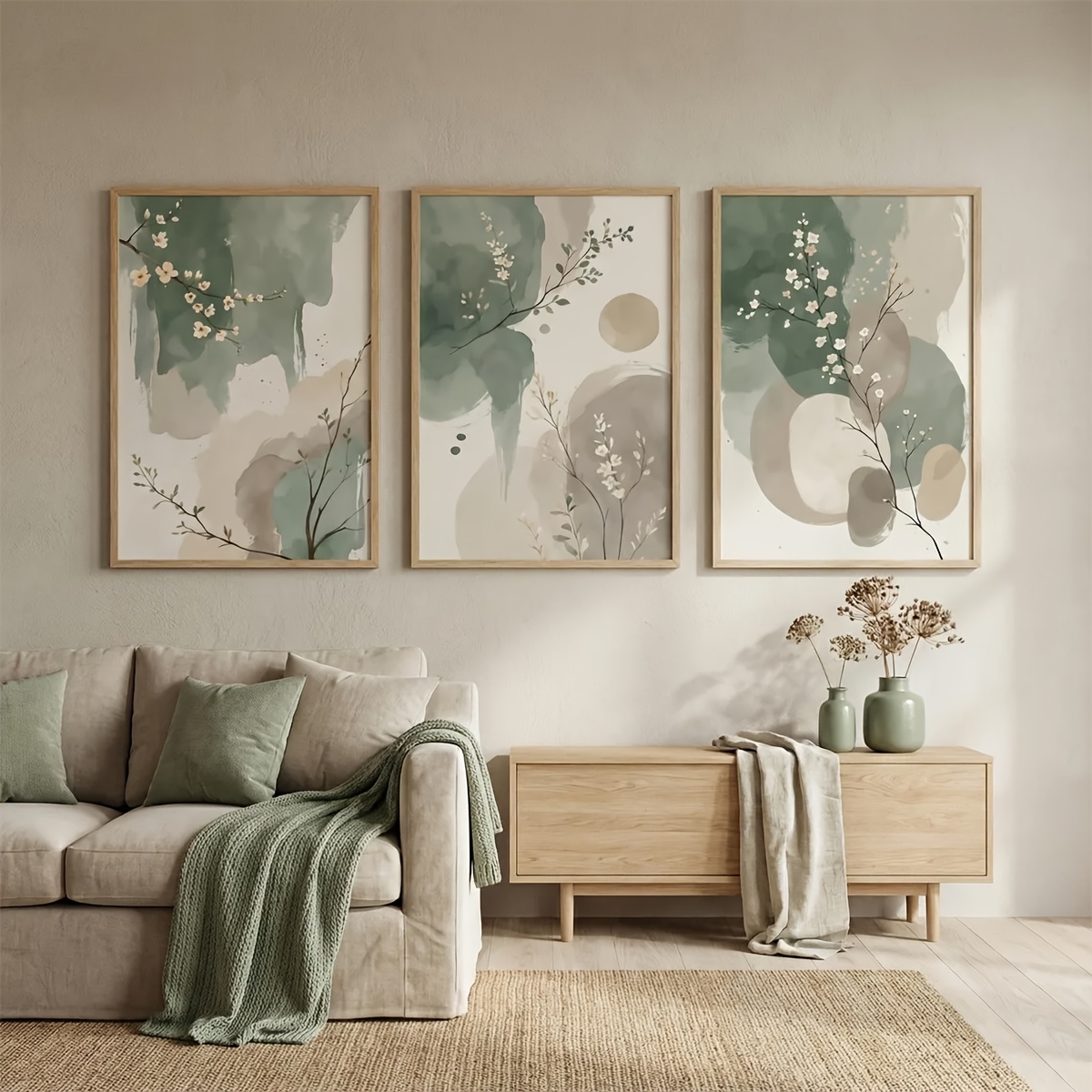 3pcs Japanese-Style Plant Canv - Home Decor Trends review and price