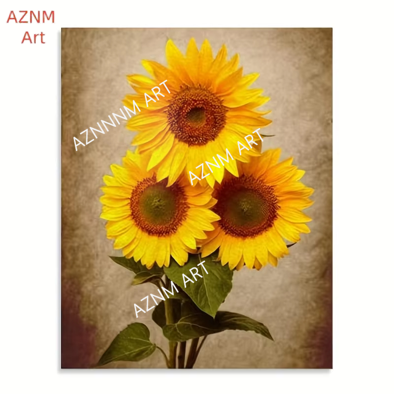 1/3PCS Deco Sunflower Canvas W - Home Decor Minimalist Style review and price