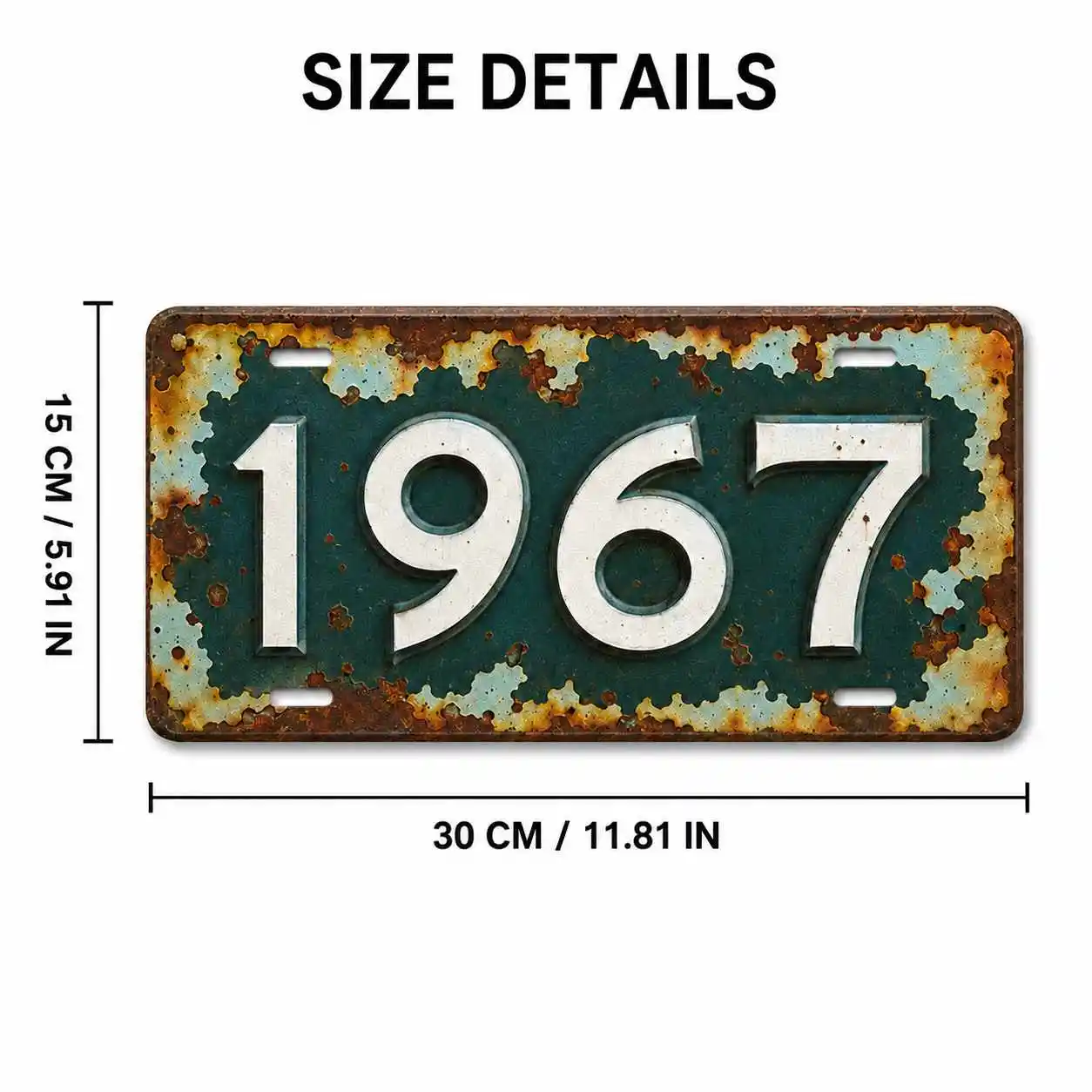 2D Flat, 1pc Vintage 