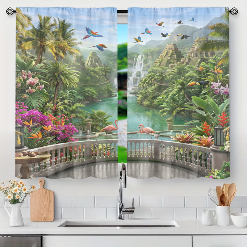 Vibrant Tropical Jungle Waterf - Home Decor Bali review and price