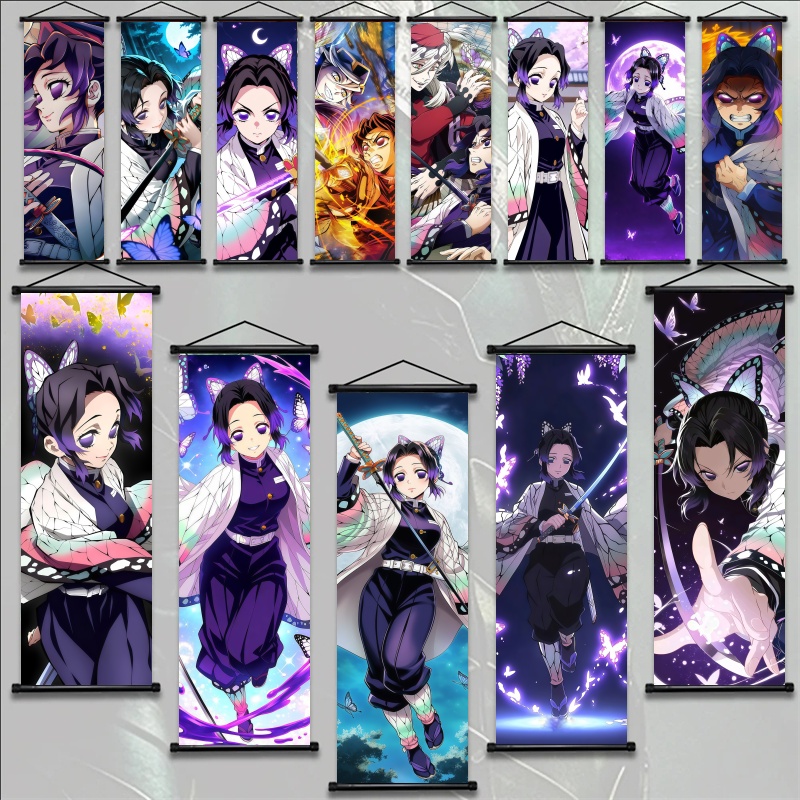 Shinobu Kocho Demon Slayer Art - Home Decor Wall Pictures review and price