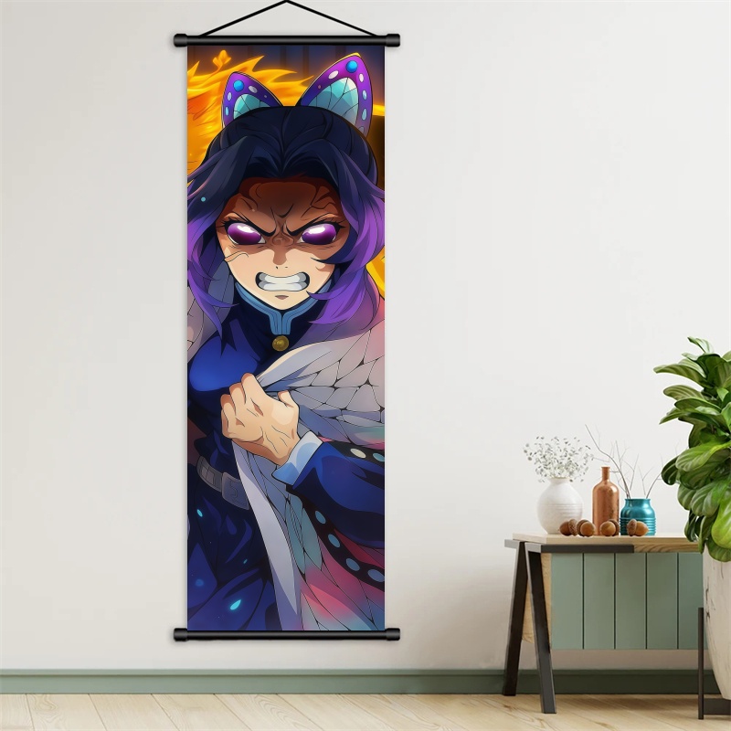 Shinobu Kocho Demon Slayer Art - Home Decor Wall Pictures review and price