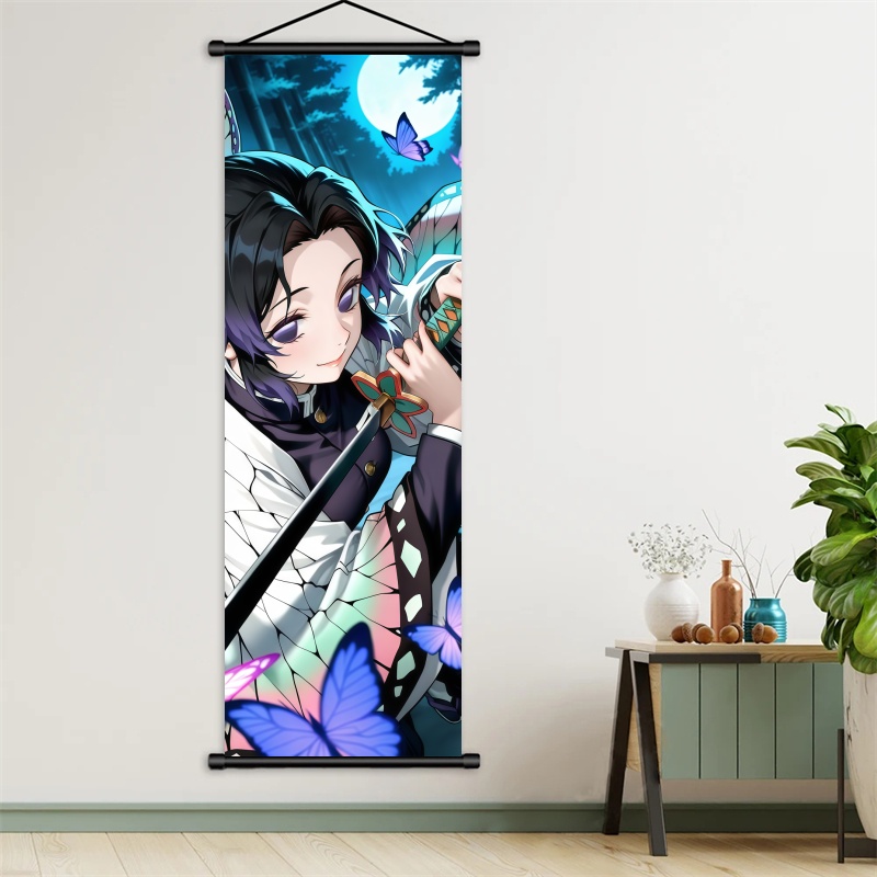 Shinobu Kocho Demon Slayer Art - Home Decor Wall Pictures review and price