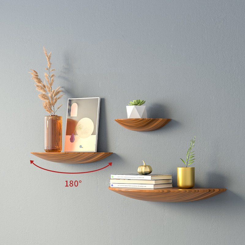 Wooden Semicircle Wall Shelf B - Home Decor Ikea review and price