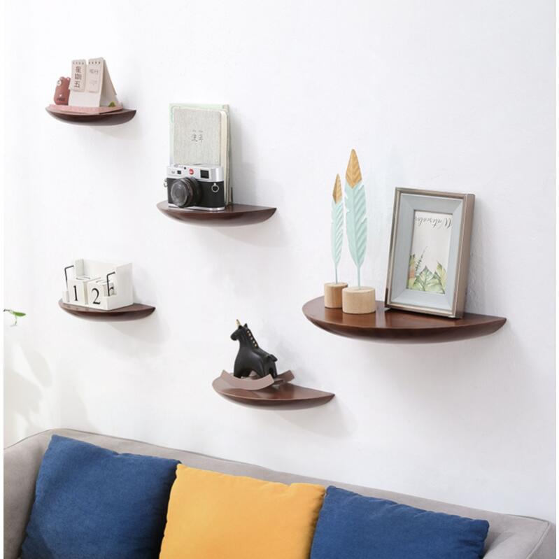Wooden Semicircle Wall Shelf B - Home Decor Ikea review and price