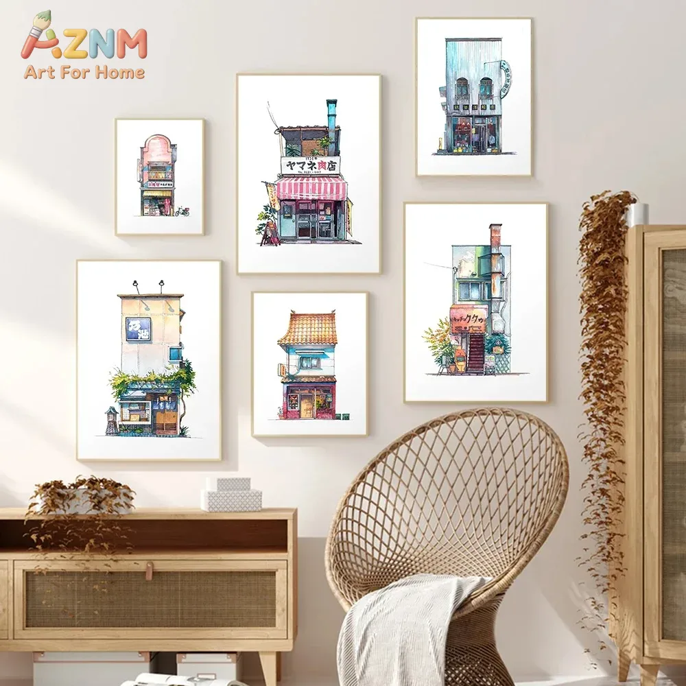 AZNM Japanese Storefront Water - Home Decor Tokyo review and price