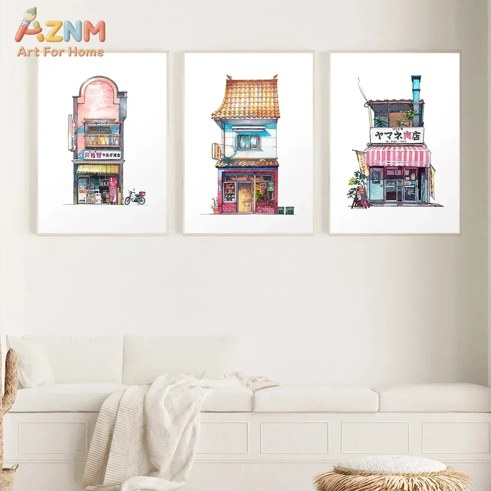 AZNM Japanese Storefront Water - Home Decor Tokyo review and price