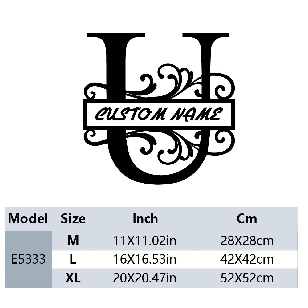 1PC Cool Letter U Customizable - Home Decor Wallpaper review and price