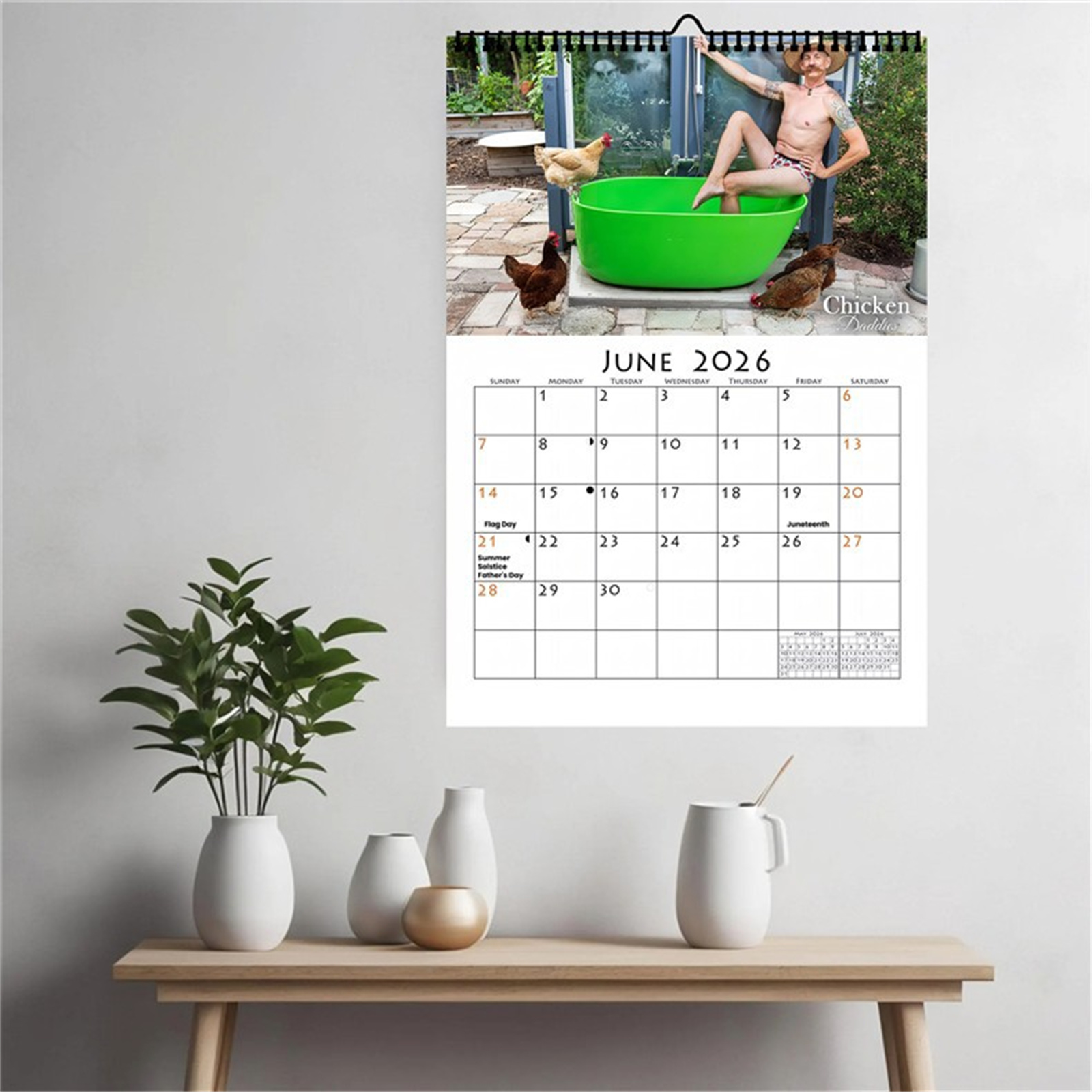 2026 Funny Chicken Daddy Wall  - Home Decor Trends review and price