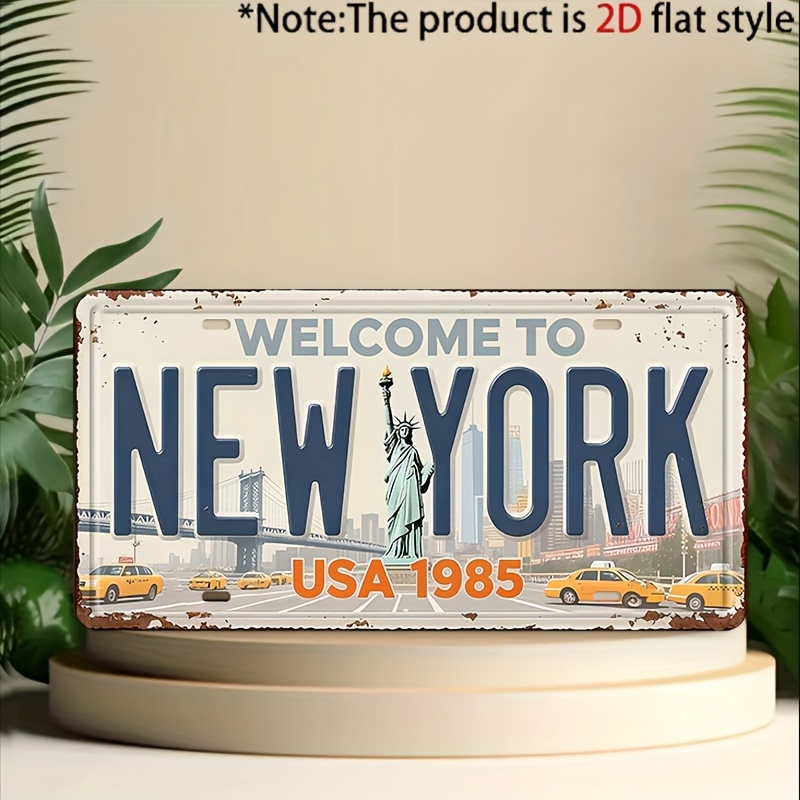 2D Flat, 1pc 1pcs Vintage 1985 - Home Decor New York review and price