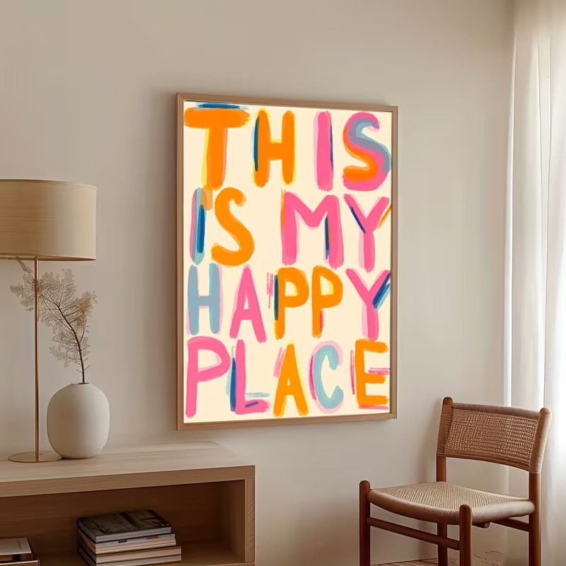 Modern This Is My Happy Place  - Home Decor Nz review and price