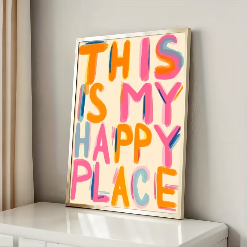 Modern This Is My Happy Place  - Home Decor Nz review and price