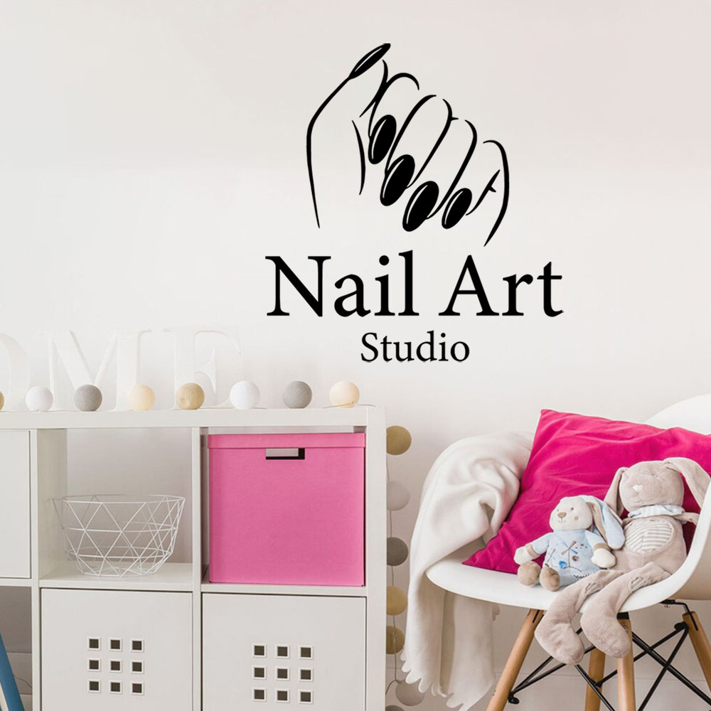 1PC Colorful Manicure Customiz - Home Decor Wallpaper review and price