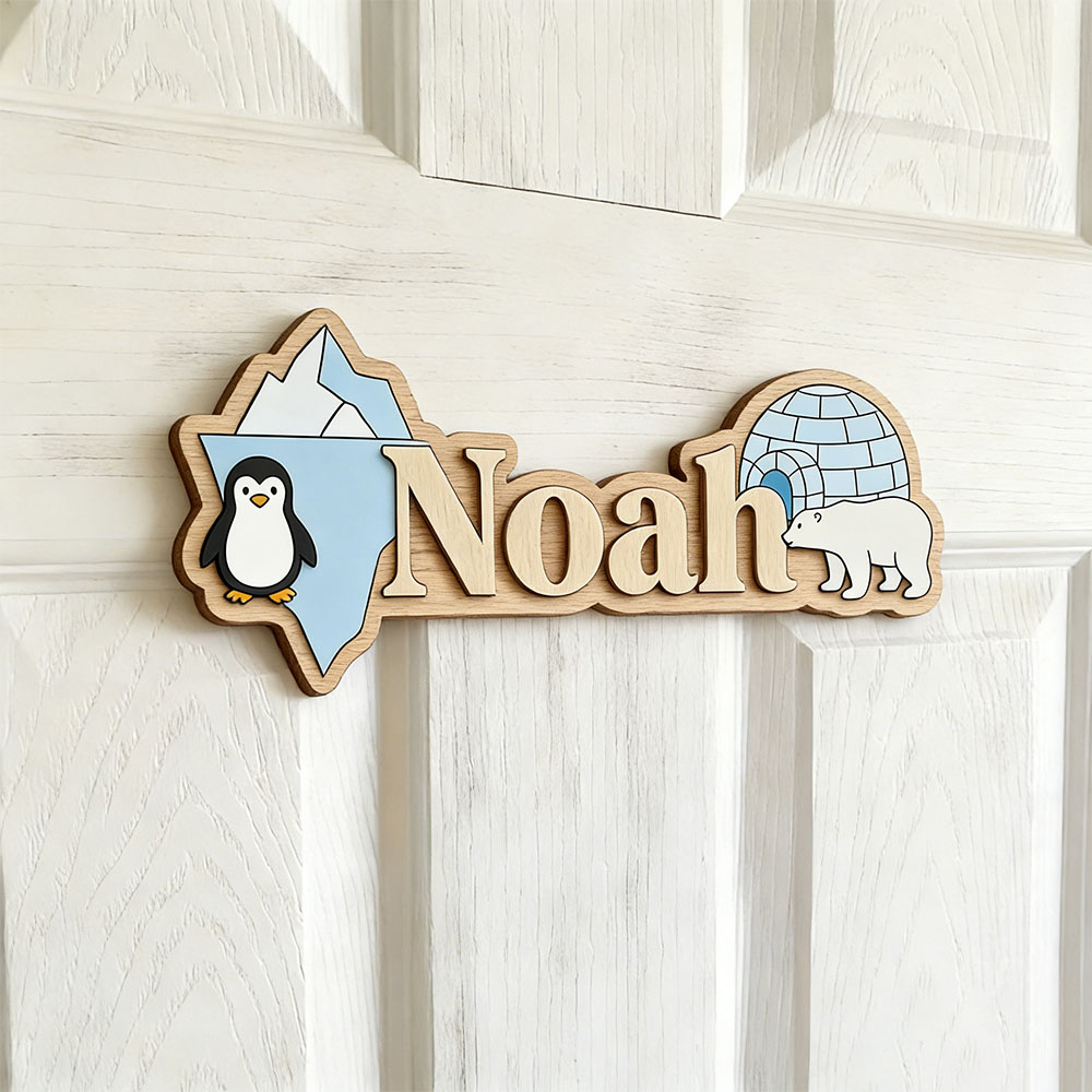 Arctic Penguin & Polar Bear Cu - Home Decor Wall Pictures review and price