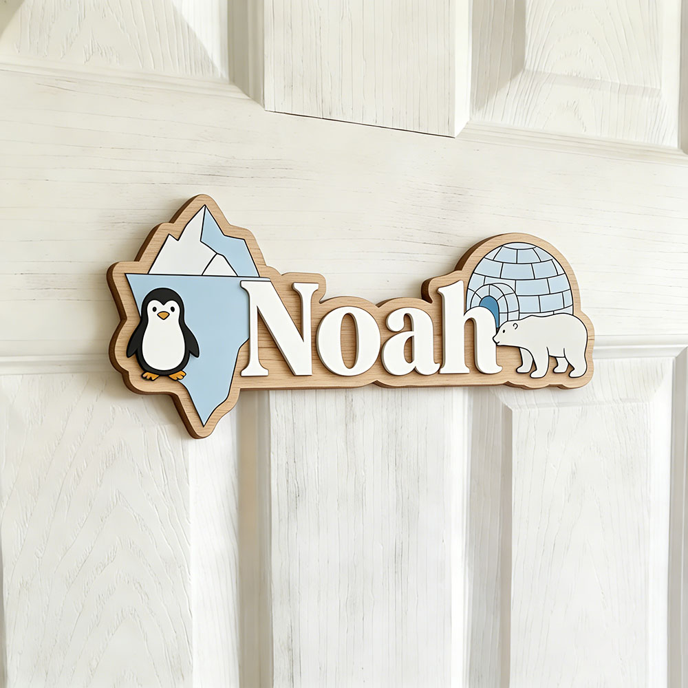 Arctic Penguin & Polar Bear Cu - Home Decor Wall Pictures review and price