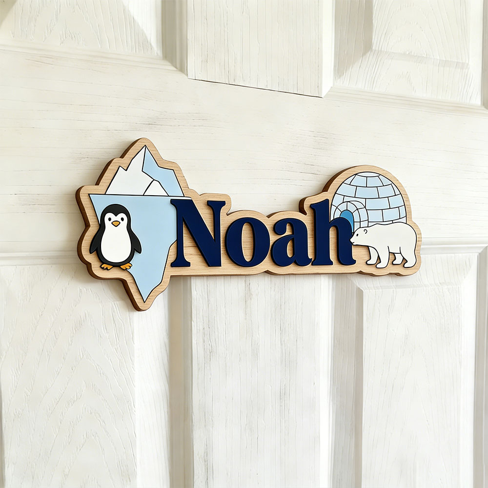 Arctic Penguin & Polar Bear Cu - Home Decor Wall Pictures review and price