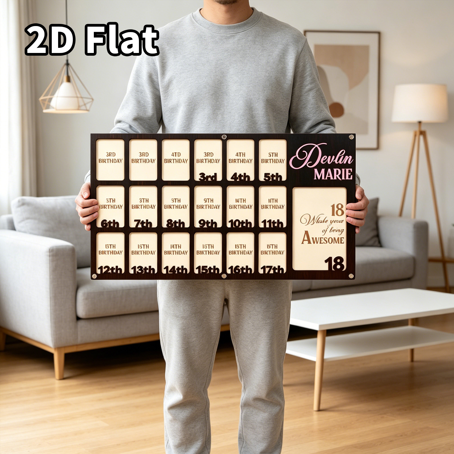 1Pc Custom Grade Photo Frame W - Home Decor Frames review and price