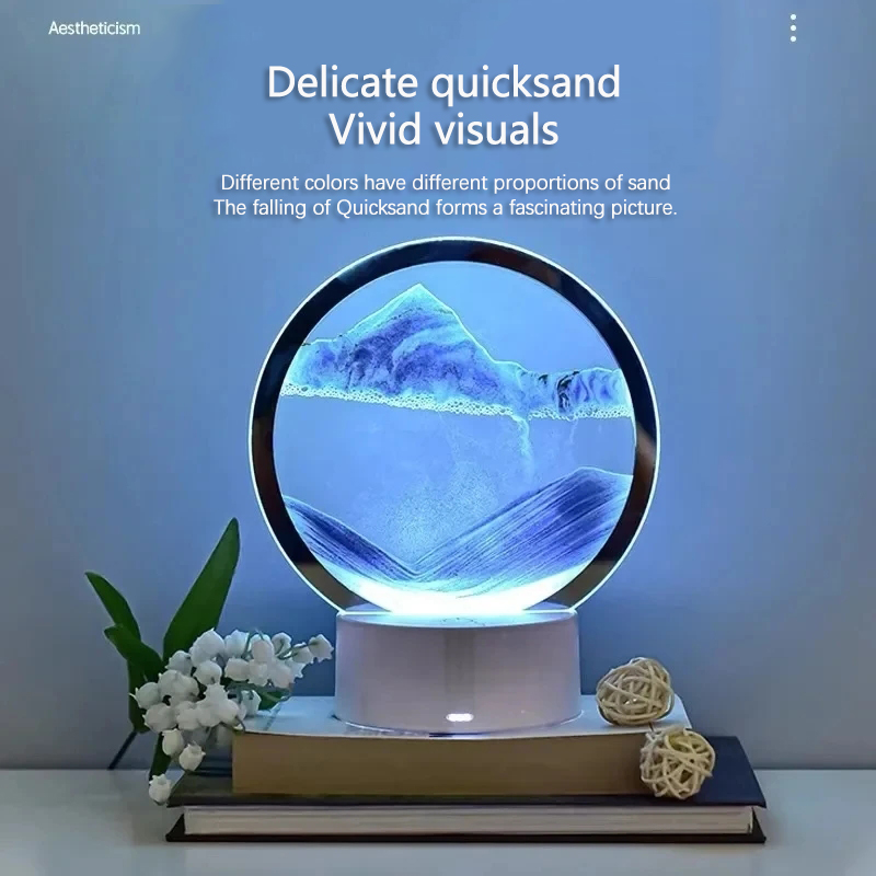 LED 16 Colors 3D Sandscape Lam - Sand Art Picture review and price