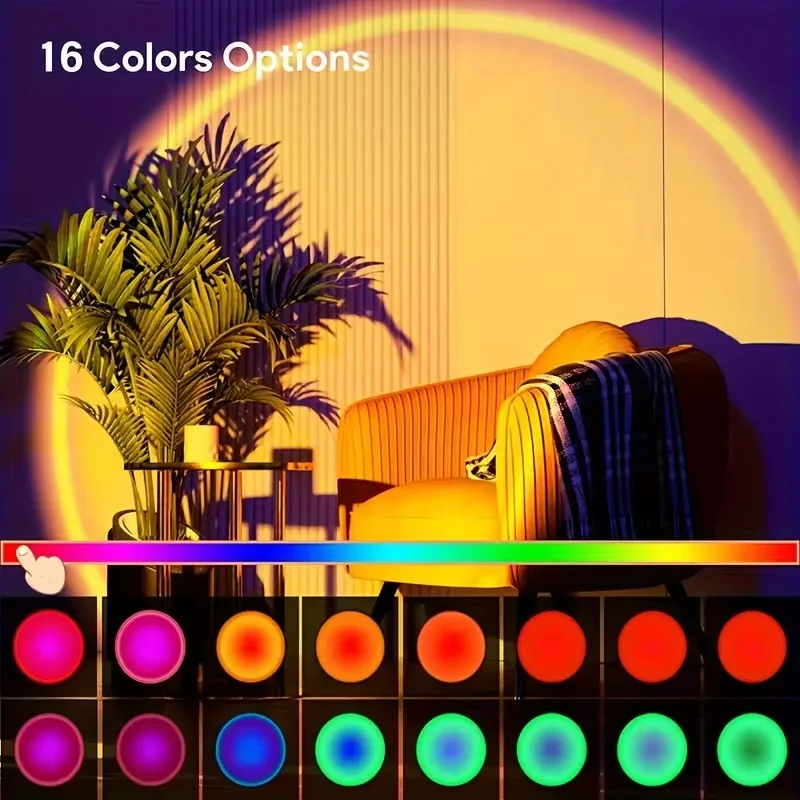 1pc Vibrant Sunset Projection  - Home Decor Ikea review and price