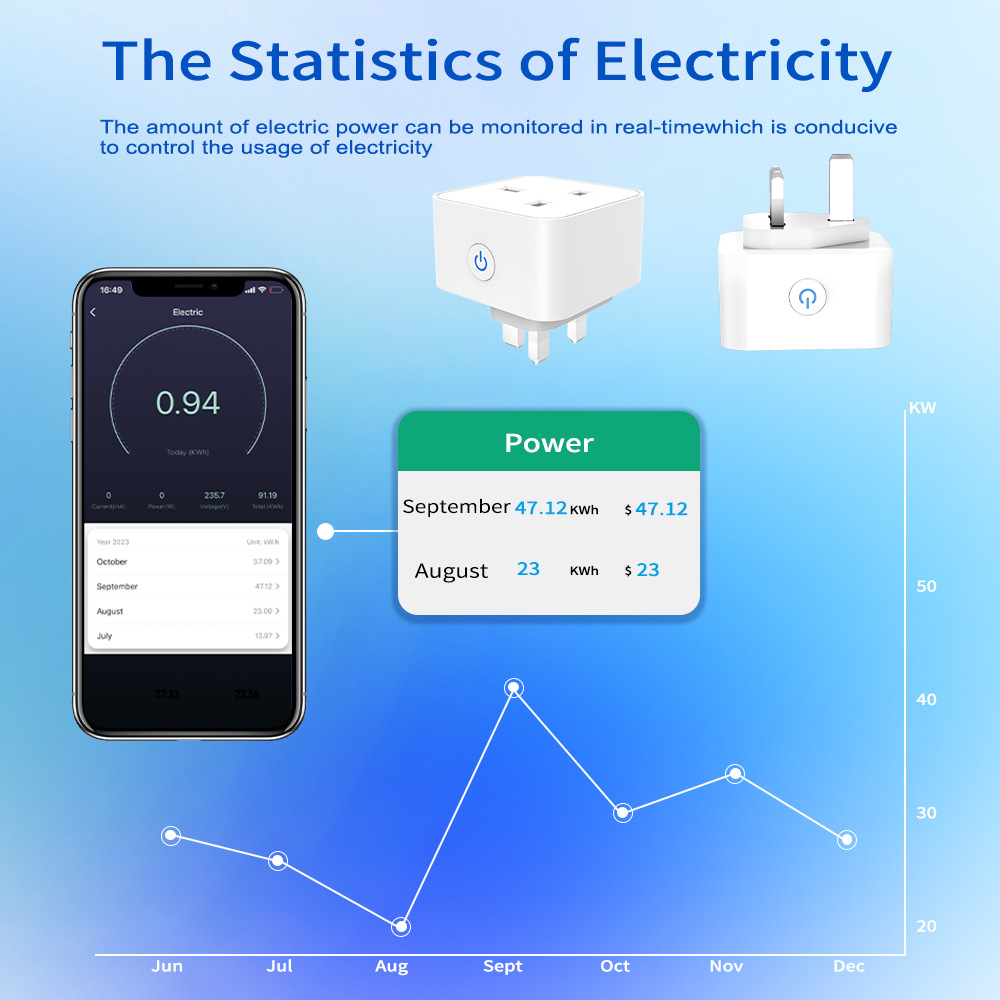 Tuya Smart Socket 16A/20A WiFi - Home Decor Uk review and price