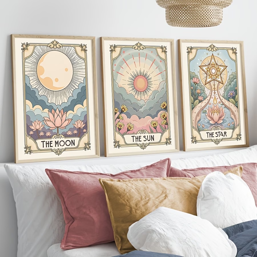 Modern Boho Tarot Sun And Moon - Home Decor Nz review and price