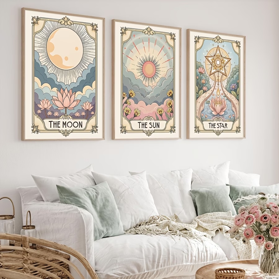 Modern Boho Tarot Sun And Moon - Home Decor Nz review and price