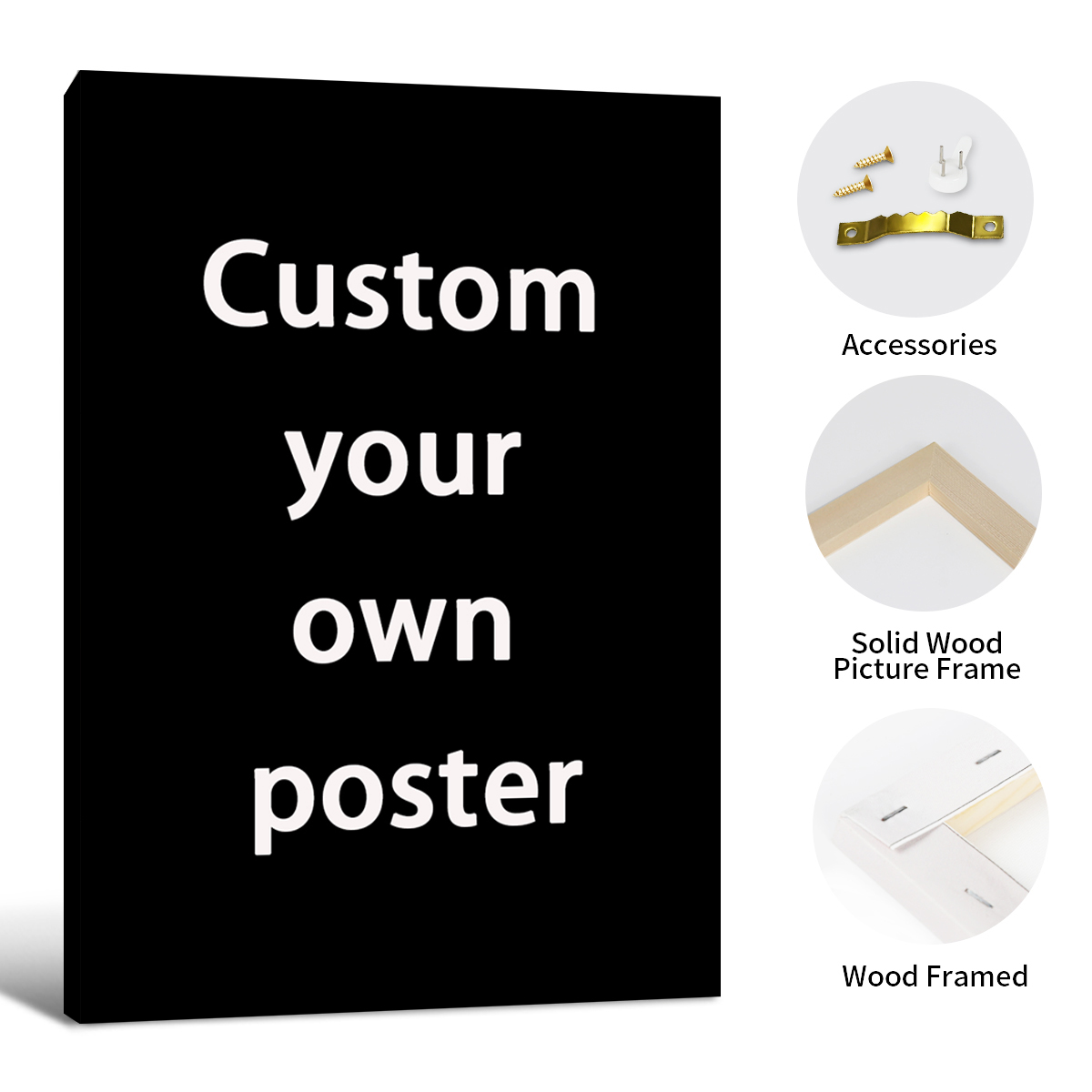Custom posters framed wall art - Home Decor Frames review and price