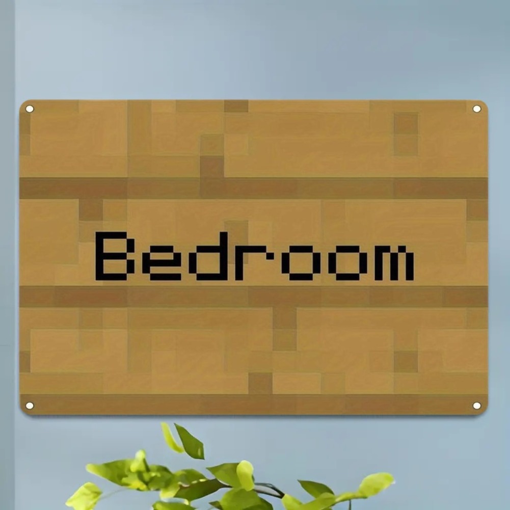 Vintage Pixel Art Bedroom Sign - Home Decor Trends review and price