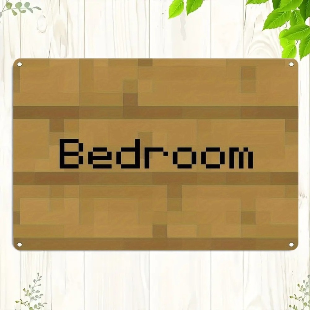 Vintage Pixel Art Bedroom Sign - Home Decor Trends review and price