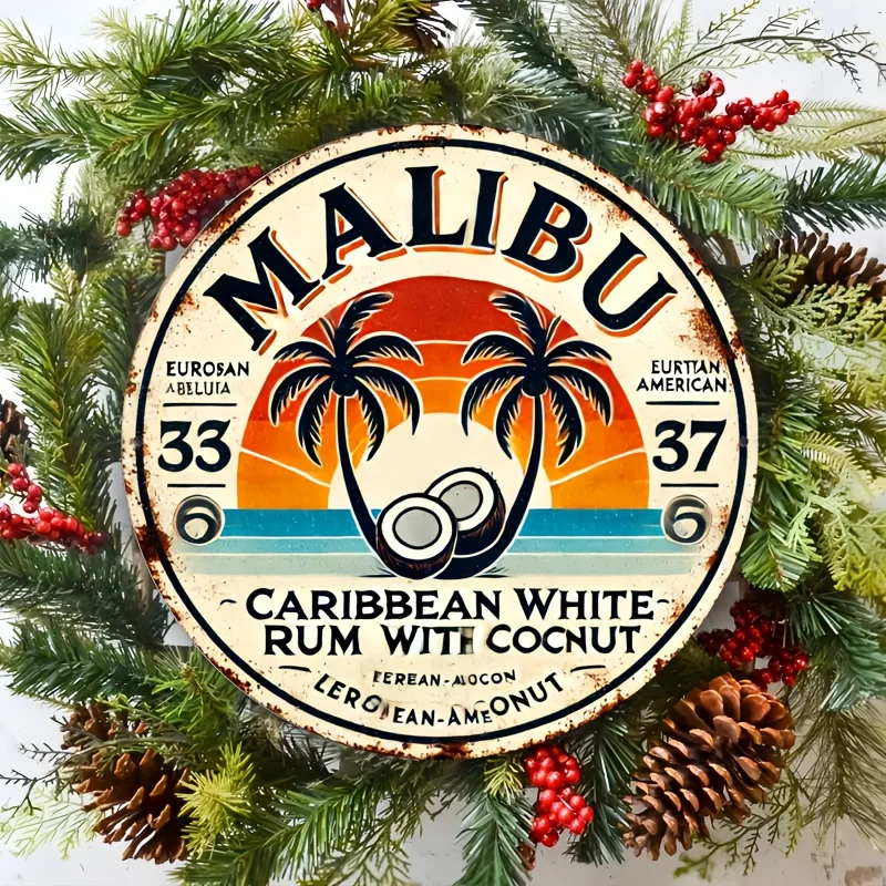 Vintage Malibu Rum Coconut Alu - Home Decor Trends review and price