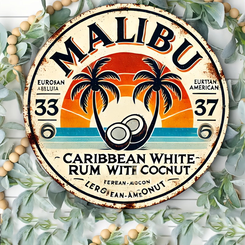 Vintage Malibu Rum Coconut Alu - Home Decor Trends review and price