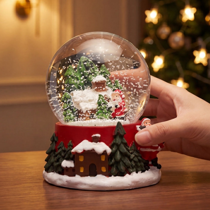 Non-Luminous Santa Claus Snow  - Home Decor Xmas Gifts review and price
