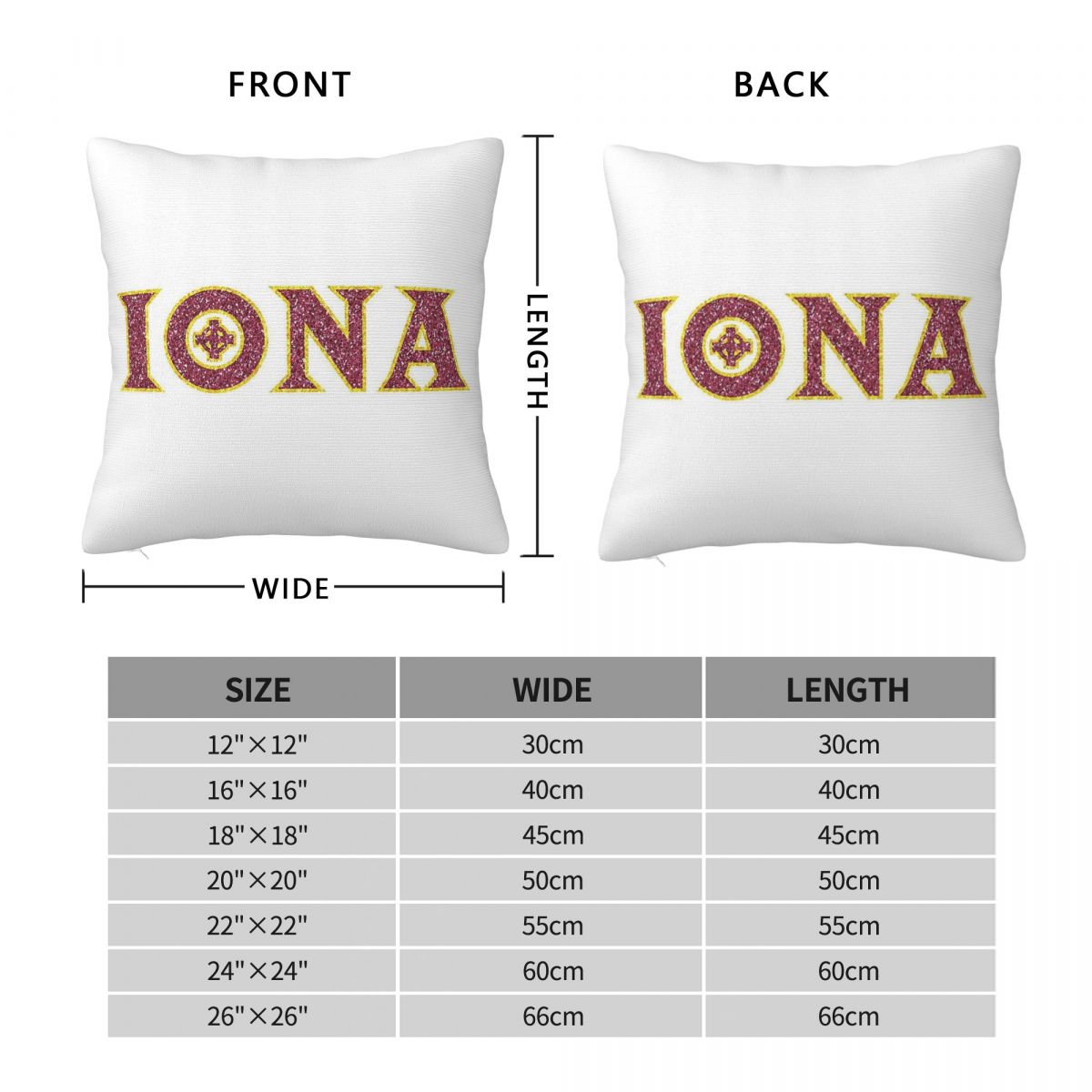 Iona College New York Square P - Home Decor New York review and price