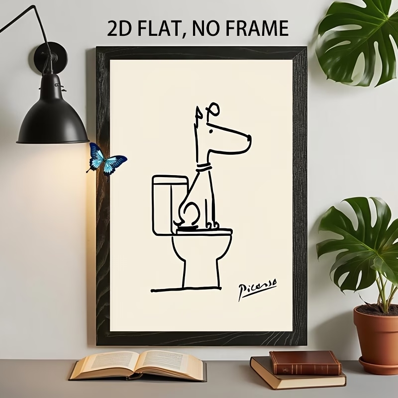 Modern,Retro Fun Dog Toilet Pi - Home Decor Nz review and price