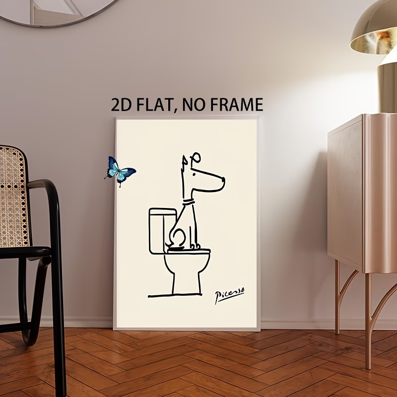 Modern,Retro Fun Dog Toilet Pi - Home Decor Nz review and price