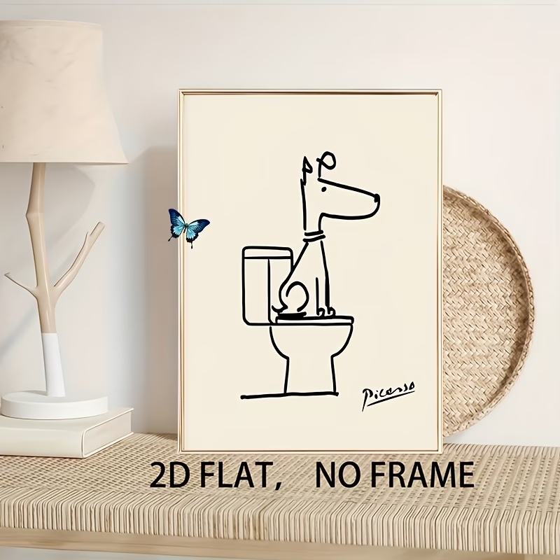 Modern,Retro Fun Dog Toilet Pi - Home Decor Nz review and price