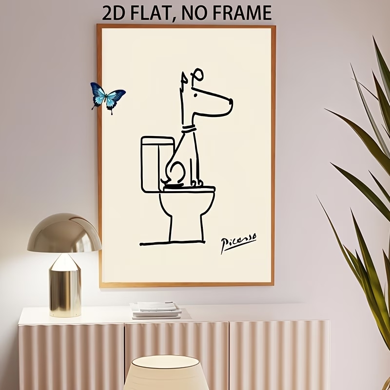 Modern,Retro Fun Dog Toilet Pi - Home Decor Nz review and price