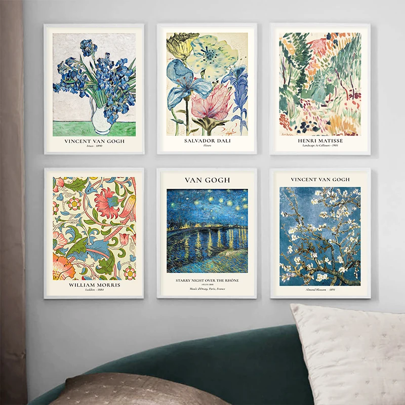 Van Gogh Star Vase Series Wall - Home Decor Ikea review and price