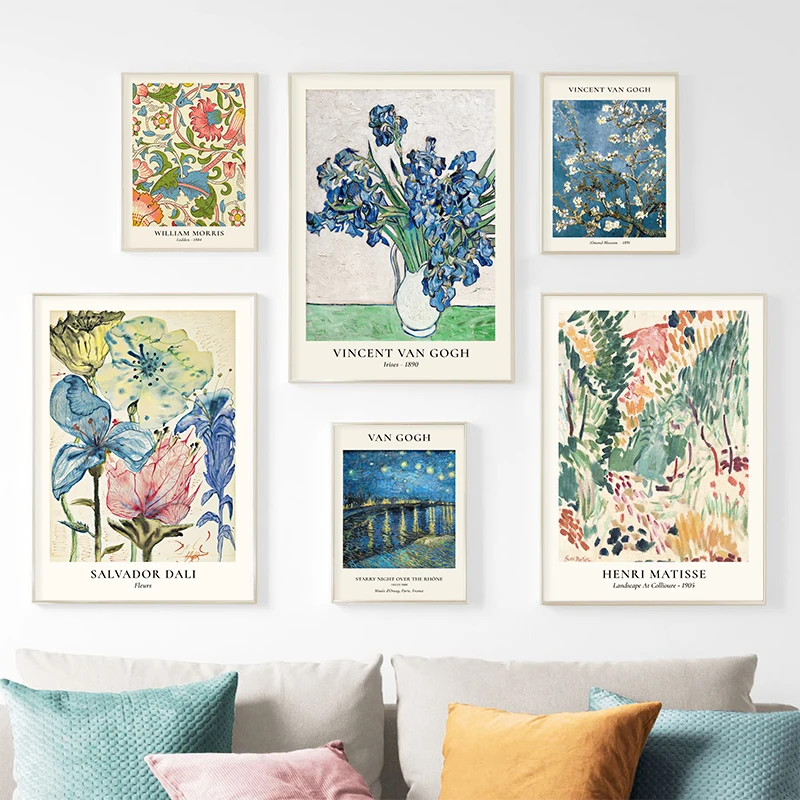 Van Gogh Star Vase Series Wall - Home Decor Ikea review and price