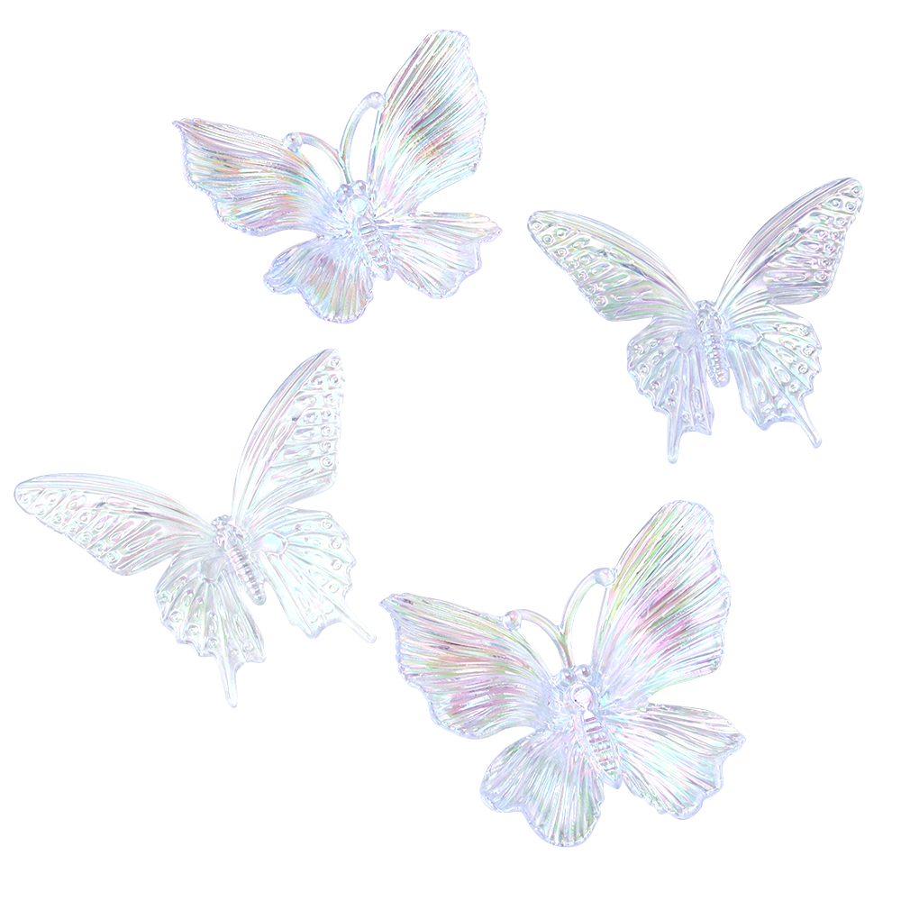 5pcs Acrylic Butterfly Gradien - Home Decor Manufacturers review and price